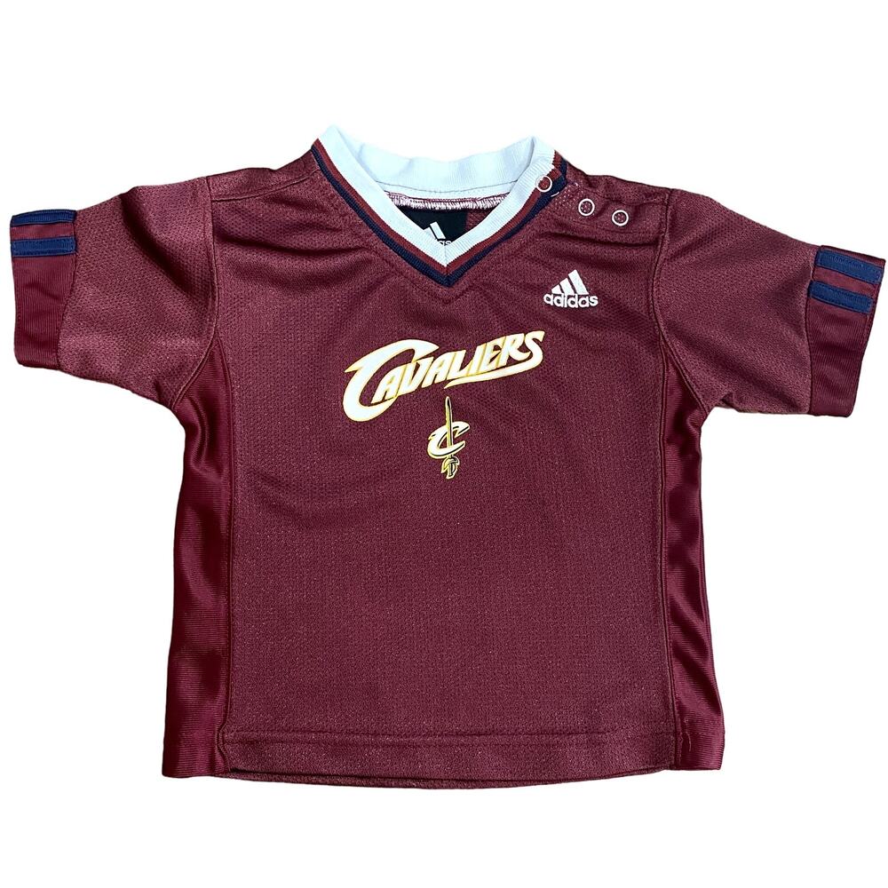 Adidas Cleveland Cavaliers Toddler Jersey 18M Red Gold NBA Basketball